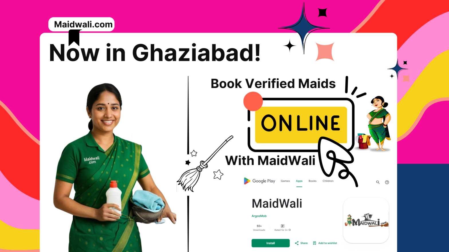 You are currently viewing MaidWali Launches Online Maid Service in Ghaziabad